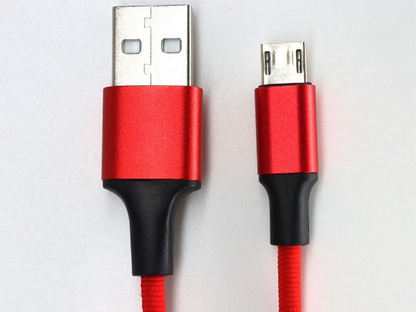 布藝編織鋁合金micro數(shù)據(jù)線